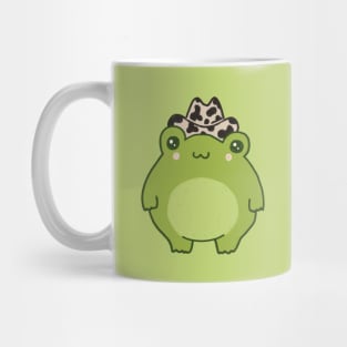 Yee-Haw Kawaii: Cute Frog Rocks a Cowboy Hat - A Charming Cottagecore Aesthetic for Cowboy and Cowgirl Hearts Mug